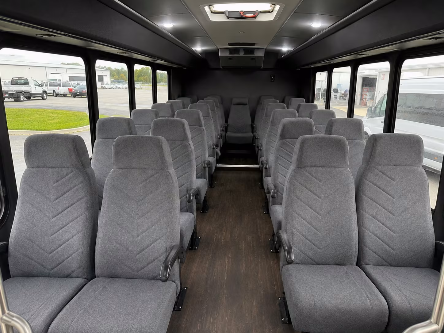 18 passenger minibus interior