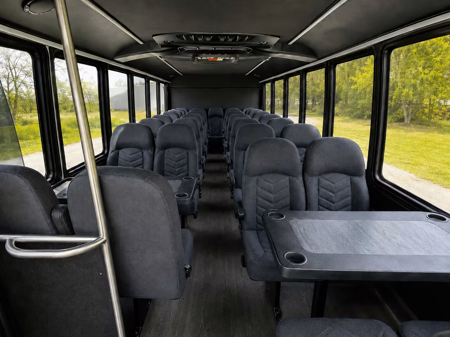 20 passenger minibus interior