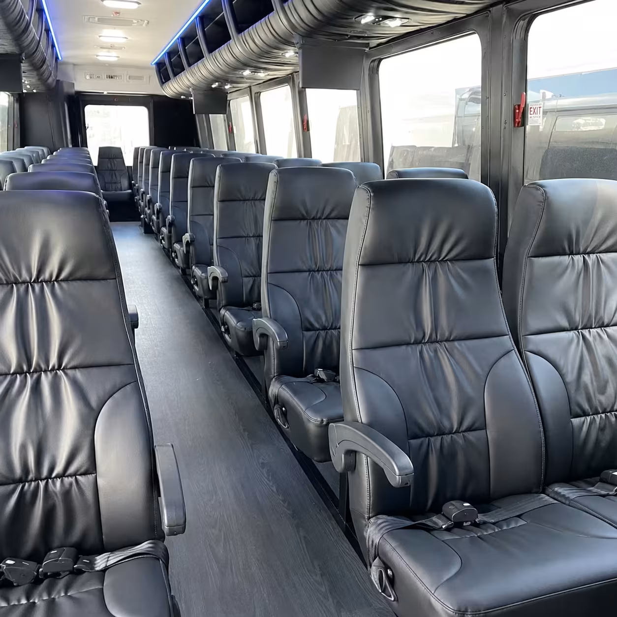 25 passenger minibus interior