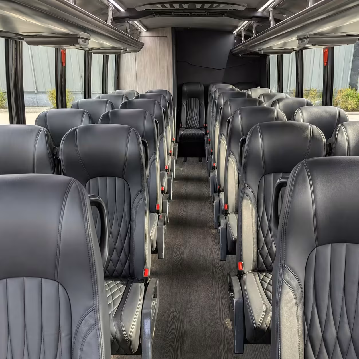 28 passenger minibus inside
