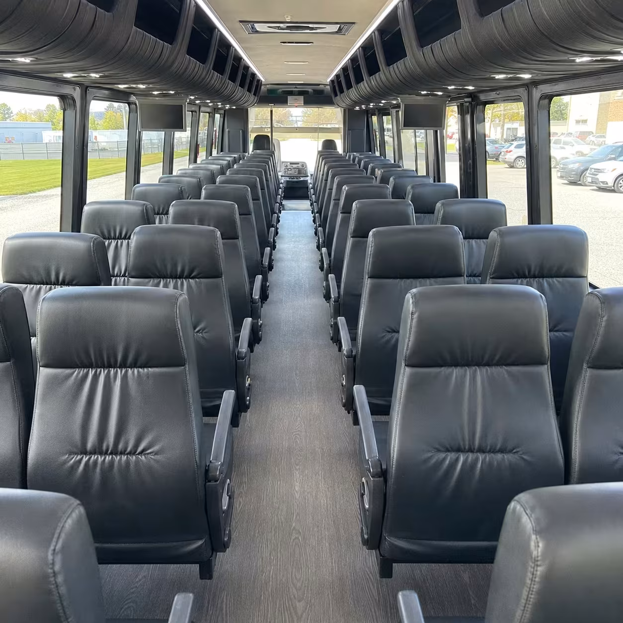 35 passenger minibus inside