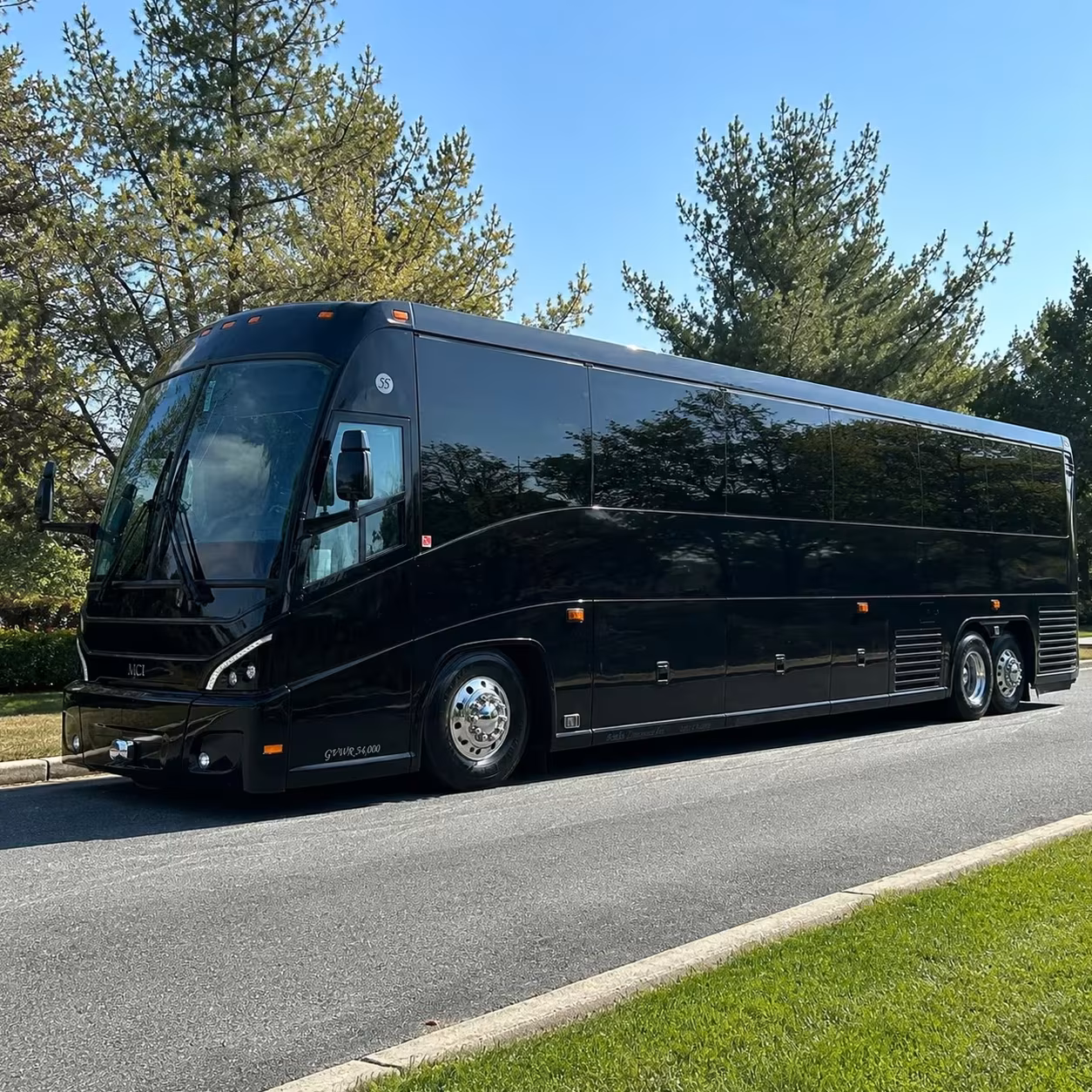 56 passenger charter bus