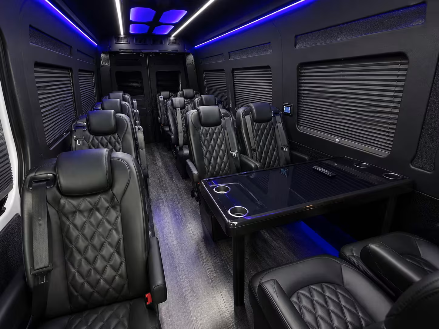 sprinter van with driver interior