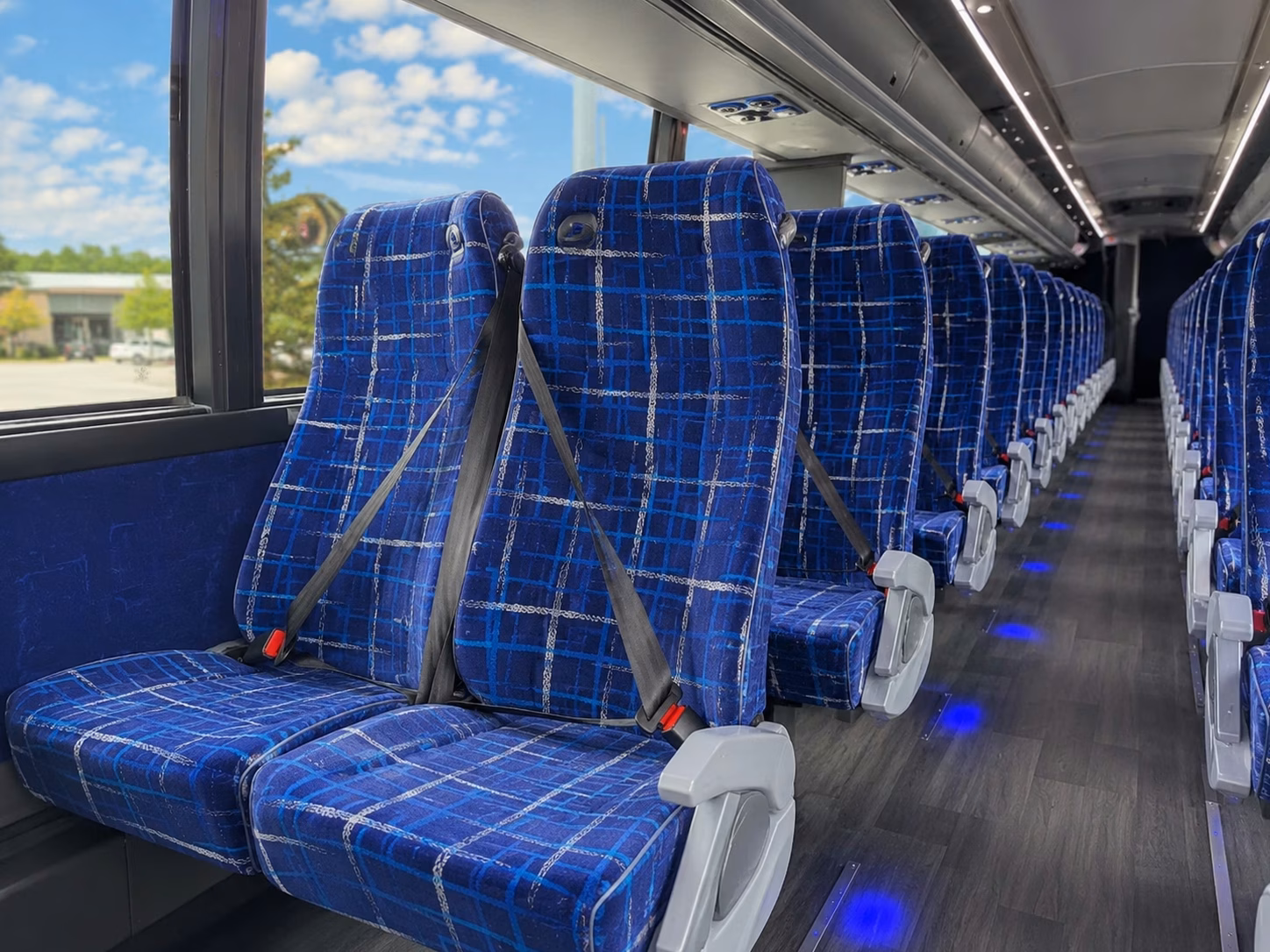 toledo charter bus interior