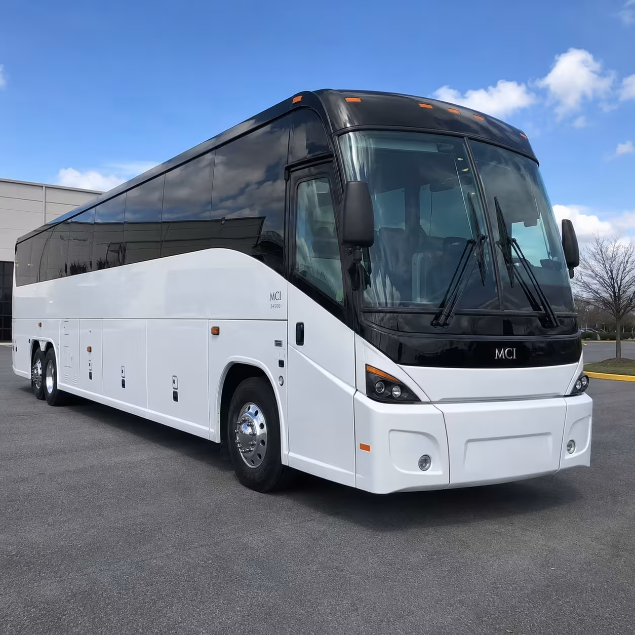 toledo charter bus rental exterior
