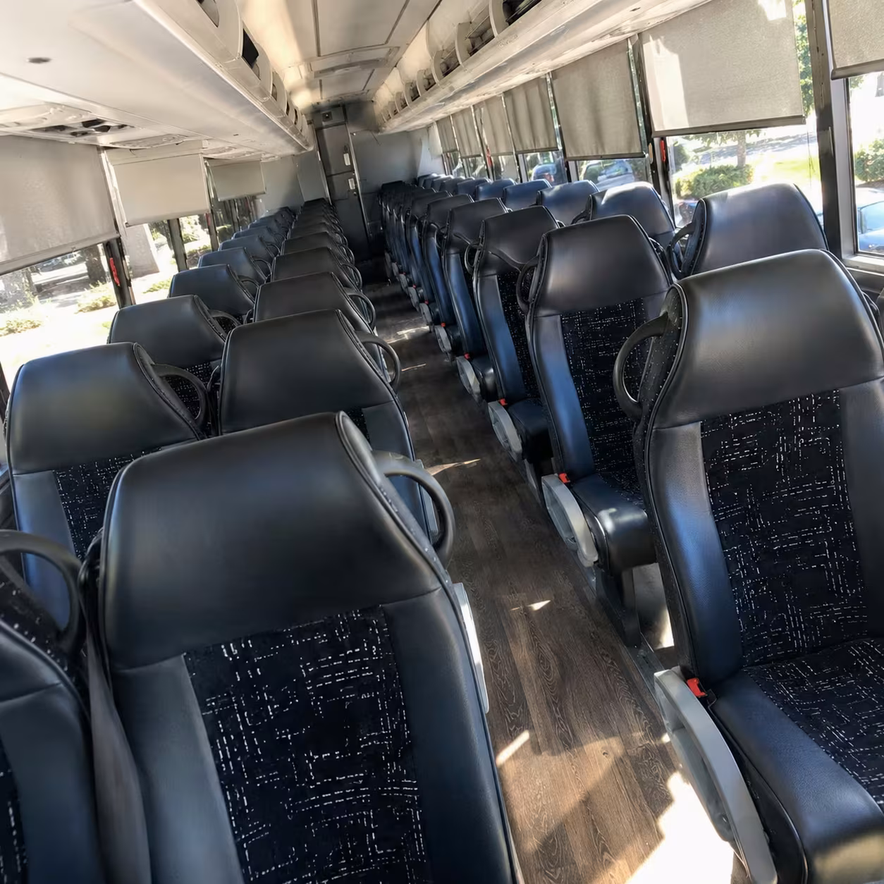 toledo charter bus rental inside