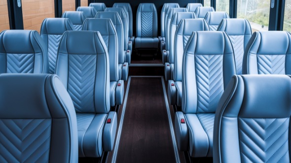 toledo 28 passenger minibus inside