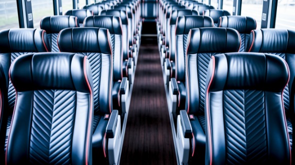 toledo 54 passenger charter bus rental