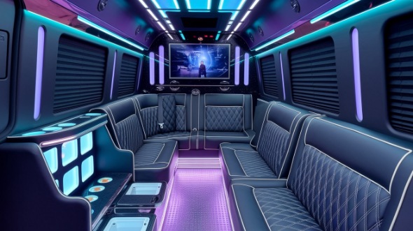 toledo party bus rental inside