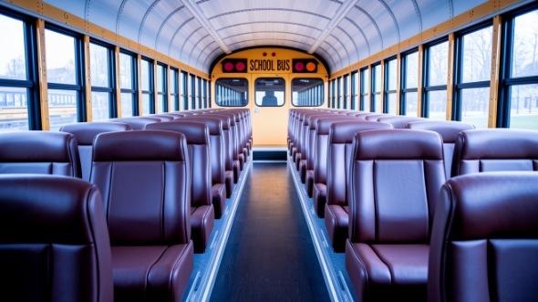 toledo school bus rental inside